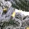 9ft. Pre-Lit Snowy Hudson Artificial Christmas Tree, Warm White LED Lights